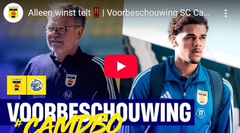 Voorbeschouwing SC Cambuur - FC Den Bosch