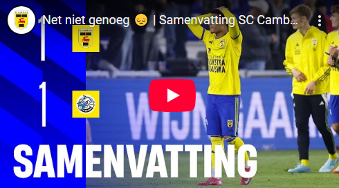 Samenvatting SC Cambuur - FC Den Bosch in play-offs