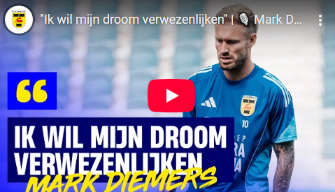 Mark Diemers over onder meer zijn toekomst: “Ik wil mijn droom verwezenlijken”