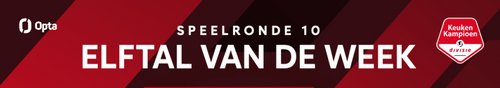 SC Cambuur hofleverancier Elftal van de Week