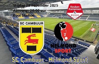 SC Cambuur wint weer niet van Helmond Sport