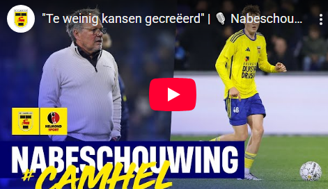 Nabeschouwing SC Cambuur - Helmond Sport
