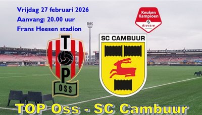 Winst voor SC Cambuur in Oss