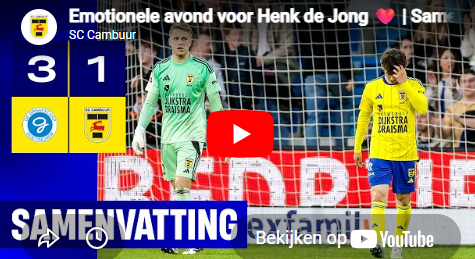 Samenvatting De Graafschap - SC Cambuur