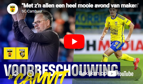 Vanavond laatste wedstrijd van het seizoen en die gaat bijzonder worden