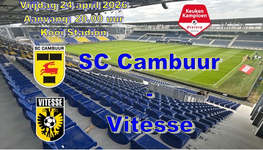 SC Cambuur wint laatste wedstrijd van het seizoen