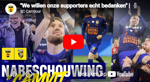 Nabeschouwing SC Cambuur - Vitesse 