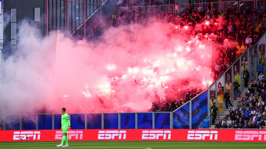 Protest harde kern SC Cambuur
