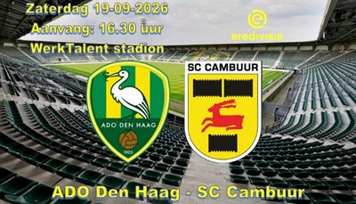 SC Cambuur neemt een punt mee uit de Hofstad