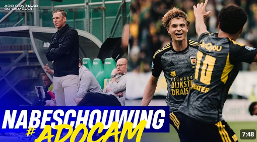 Nabeschouwing ADO Den Haag - SC Cambuur  1-1