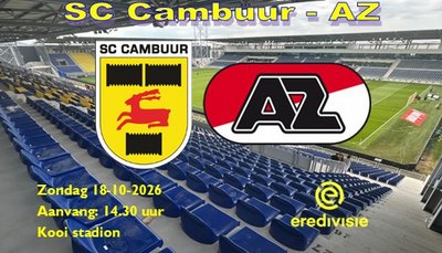 SC Cambuur pakt een punt tegen AZ