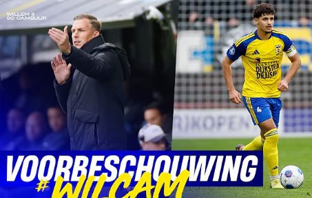 Voorbeschouwing Willem II - SC Cambuur